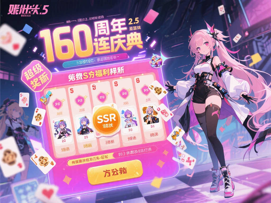 《妮姬》2.5周年庆典盛大开启!160连抽福利+SSR角色免费领取! 《妮姬》2.5周年庆典盛大开启!160连抽福利+SSR角色免费领取!